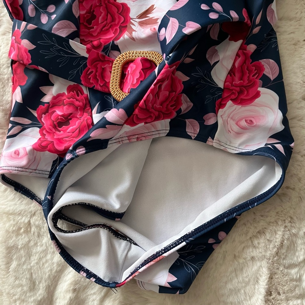 Floral One-Piece Swimsuit - Picture 5 of 10